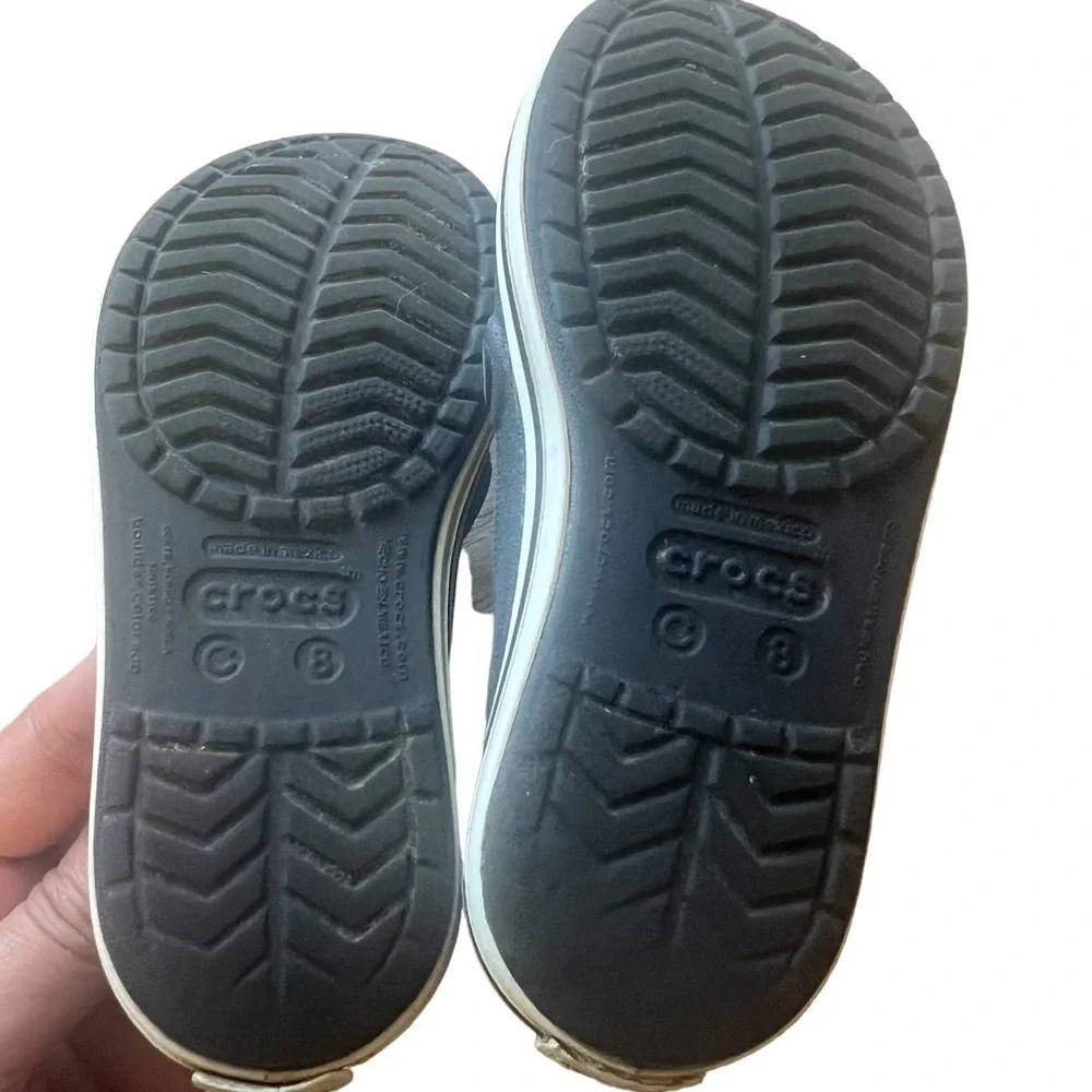 Crocs Black & white Genna Mary Jane Shoes